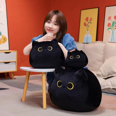 Smooches The Black Cat Plushie Plushie KittyNook Cat Company